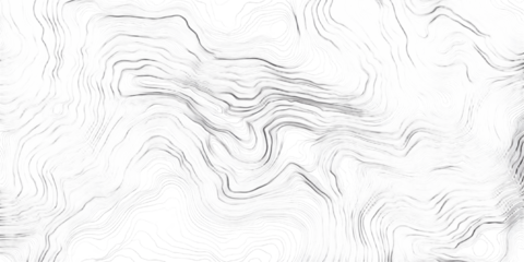 Black and white lines seamless Topographic map patterns, topography line map. Vintage outdoors style. The stylized height of the topographic map contour in lines and contours isolated on transparent.