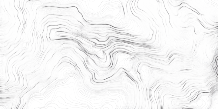 Black and white lines seamless Topographic map patterns, topography line map. Vintage outdoors style. The stylized height of the topographic map contour in lines and contours isolated on transparent.