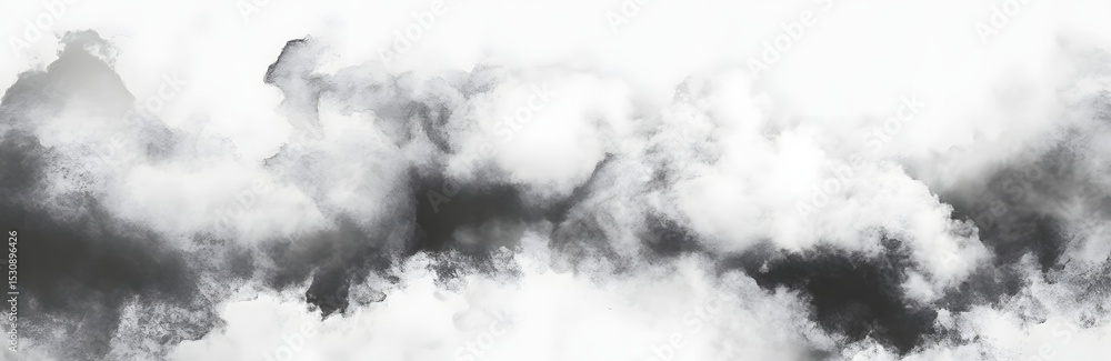 Poster this transparent cloud offers an elegant, soft form with subtle lighting, ideal for modern and minim