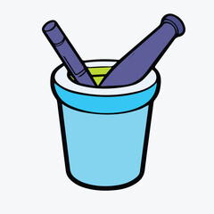 mortar and pestle vector
