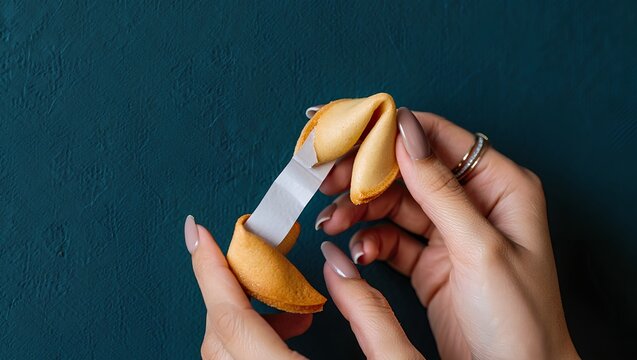 Elegant Fortune Extraction on National Fortune Cookie Day.