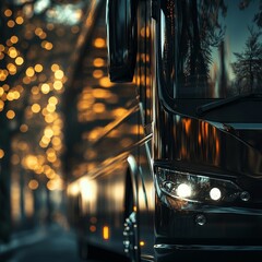 Modern Luxury Transportation in Urban Setting