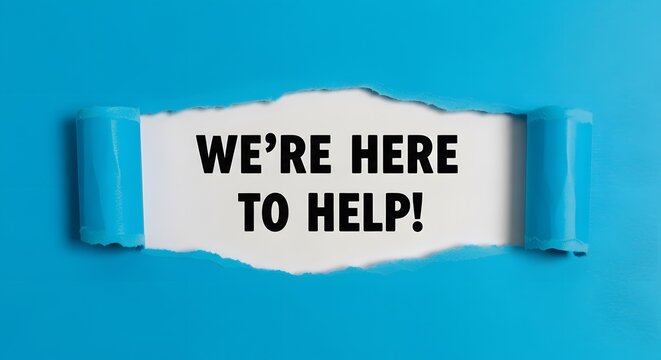 We are here to help you support assistance service message