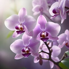 pink orchid flower close-up