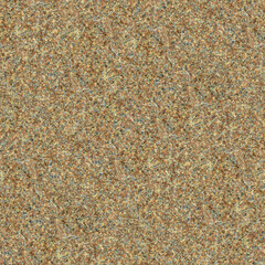 A granular stone surface with multicolored speckles in brown, yellow, and blue tones, natural texture and rugged aesthetic.