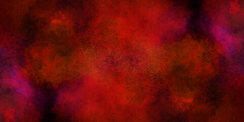 Multicolor fuchsia neon paper textured aquarelle canvas for modern creative design. Bright light pink ink watercolor on black background. Textured Colorful Background Perfect for Art Projects.