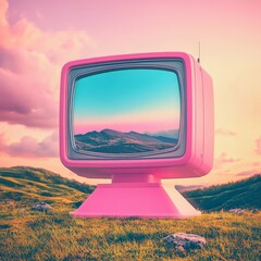 Vintage Technology Advertisement in Unique Style