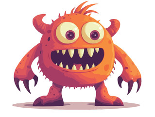 Fototapeta premium Funny monster vector art