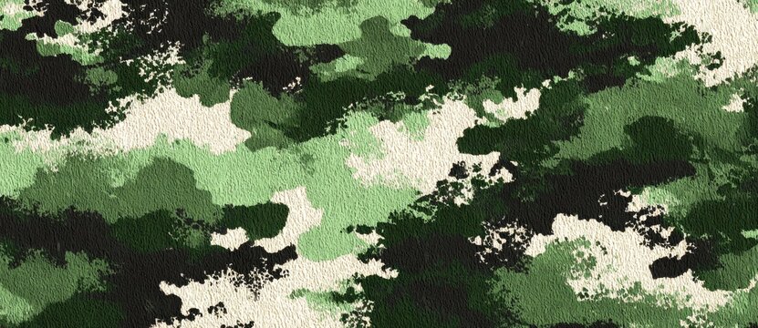 Abstract green camo pattern - Powered by Adobe