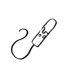 tampon avec du sang en line