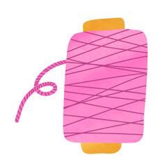 grande pelotte de fil rose © Intrépide