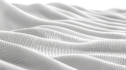 Minimalist abstract image of a wrinkled white surface, perfect for creative design backgrounds