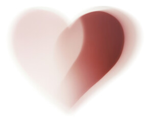 PNG A heart romantic abstract blurred.
