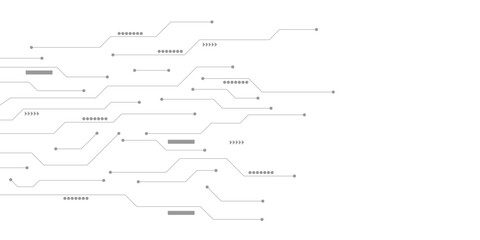 Circuit board technology element vector illustration.