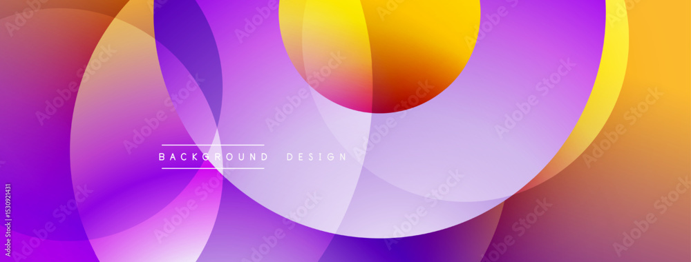 Poster abstract fluid shapes, vibrant colors blend. modern design, gradients create dynamic visual effect. 