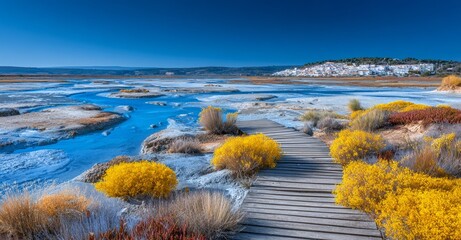 The Marshes of Rio Piedras Natural Reserve is located in El Rompido, Huelva province, Andalusia, Spain