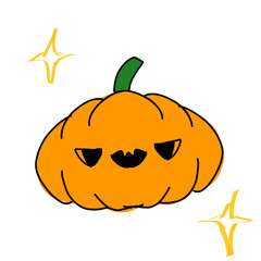 a cute Spooky Pumpkin Smile