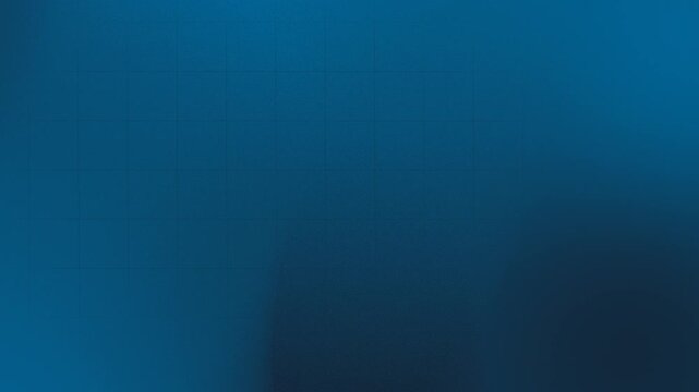 Deep blue gradient background with subtle grid overlay