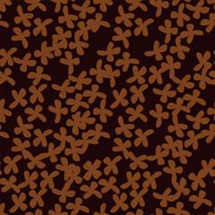 Exotic hand drawn flowers, seamless patterns with floral for fabric, textiles, clothing, wrapping paper, cover, banner, home decor, abstract backgrounds