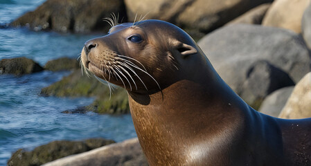Obraz premium california sea lion