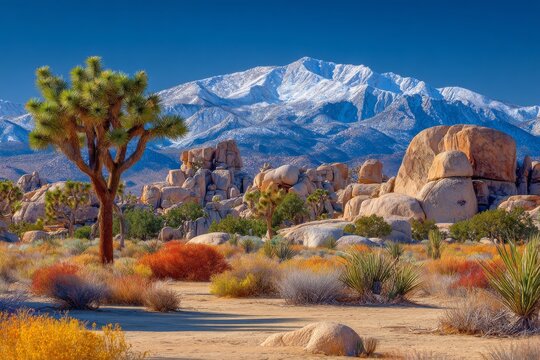 In the time before the Sierra Nevada Mountains had snow on them, Joshua Tree was already present