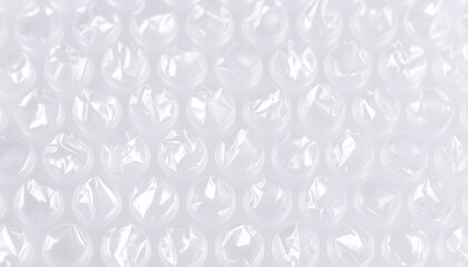 High-resolution bubble wrap texture, crumpled air bubbles