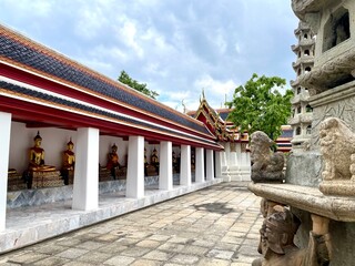 Wat Pho or Pho temple, an ancient temple, Buddha, Wat Phra Chetuphon Wimon Mangkhalaram, Buddhism,...