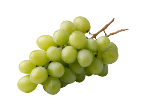 Green wine grapes isolated on white or transparent or white or transparent background, png 66406884 1