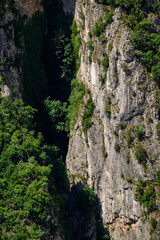 Scenic landscape of Lazar's Canyon (Lazarev kanjon), the deepest and longest canyon in eastern Serbia, near the city of Bor