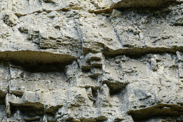 View of Caucasian sedimentary rocks