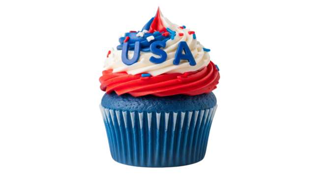  usa cupcake american flag dessert red white and blue themed party celebration treat food 95