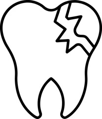 vector tooth icon