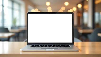 Modern laptop and smartphone mockup on white background