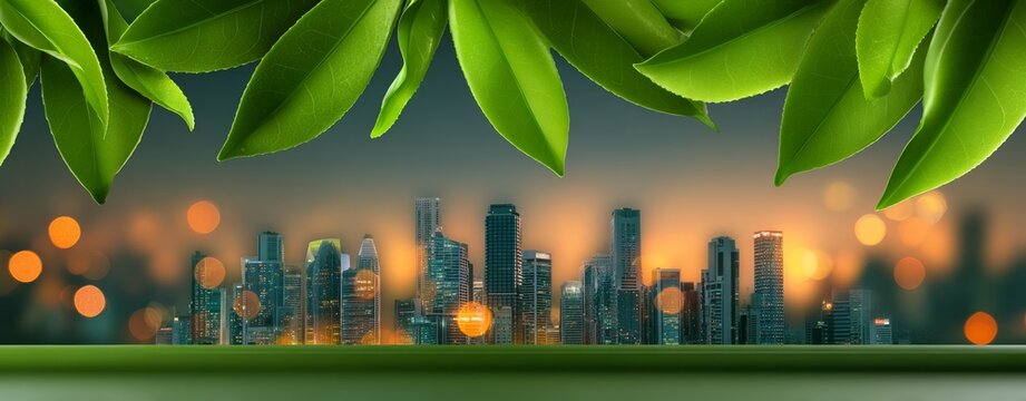 The city's skyline is evolving to incorporate sustainable urban development, featuring structures of diverse architectural styles and environmentally friendly initiatives