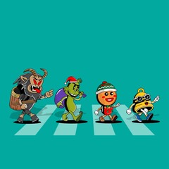 Pop Culture Christmas Holiday Vector