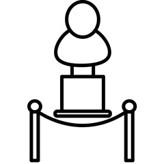 Museum Statue Icon