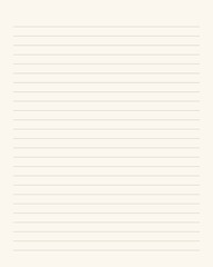 Beige Lined Paper 