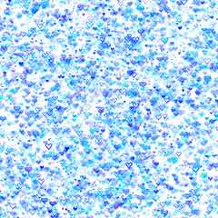 Blue hearts background 