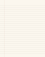Beige Lined Paper 