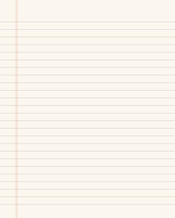 Beige Lined Paper 