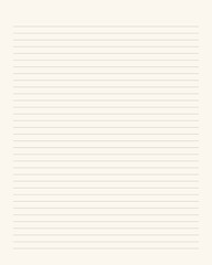 Beige Narrow Lined Paper 