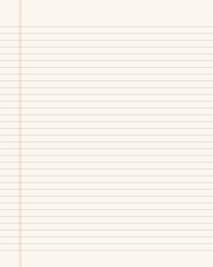 Beige Narrow Lined Paper 