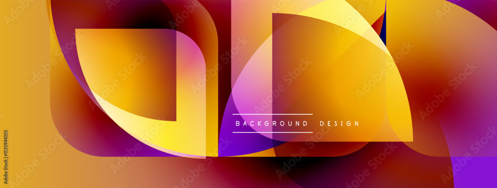 Poster abstract fluid shapes, vibrant colors blend. modern design, dynamic composition, suitable banner or 