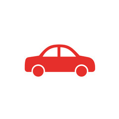 Fototapeta premium Red Car Icon