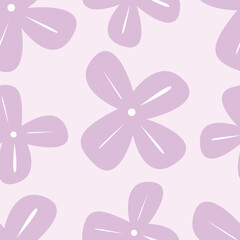 Colorful hand draw flowers seamless pattern. Can be used for fabric textile wallpaper.	