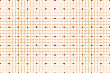 background small love heart and grid lines