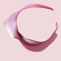 pink silk abstract background with soft folds