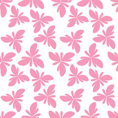 Colorful hand draw flowers seamless pattern. Can be used for fabric textile wallpaper.	