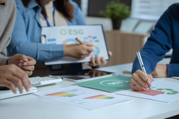 Sustainable development and innovation green business concept.