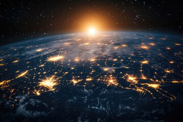Global Network Connectivity Viewed from Space